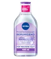Produktbild: NIVEA Beruhigendes Mizellenwasser, Mizellen Reinigungswasser für sensible Haut, parfümfreies Gesichtswasser mit Dexpanthenol und Aminosäurekomplex, feuchtigkeitsspendende Gesichtsreinigung (400 ml)