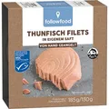 Produktbild: followfood Fischkonserve Thunfisch-Filets, in eigenem Saft, MSC zertifiziert, 185 g