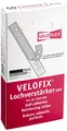 Produktbild: VELOFLEX 2003000 - Lochverstärker VELOFIX (DBP) 105 x 15mm, selbstklebend, glasklar, 50er Packung
