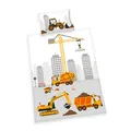 Produktbild: Herding Baby Bettwäsche Baustelle 100 x 135 cm