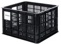 Produktbild: Recycelter Fahrradkasten Basil Crate M 29,5 Liter 35 x 45 x 25 cm - Black