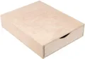 Produktbild: Creative Deco Schubladen-Box aus Birken-Sperrholz | 1 Schublade | 33 x 25 x 7 cm