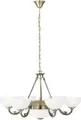 Produktbild: Eglo 82749 SAVOY E14 E27 26-fach Hängeleuchte Ø740mm Brüniert Weiss