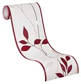 Produktbild: A.S. Création Bordüre - Vliesbordüre mit wundervollen Blumen in Rot und Creme - auf 5,00 m x 0,17 m je Rolle
