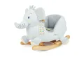 Produktbild: BIECO Schaukeltier Schaukelpferd Elefant aus Plüsch & Holz – Wippe ab 9 Monaten