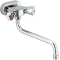 Produktbild: Spültisch-Wandbatterie Kludi 3/8'' 45mm m.Terralux-Griffen verchromt