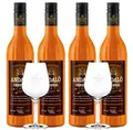 Produktbild: PiHaMi®Gastro Andalö 6 x 0,7l Andalö Sanddorn-Liqueur in der 0,7l Glasflasche 15% vol incl. 6 Gläser