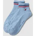 Produktbild: Tommy Hilfiger Sneaker-Socken mit Label-Print im 2er-Pack in Jeansblau, Größe 43/46