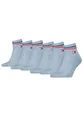 Produktbild: Tommy Hilfiger Unisex Quarter Socken im Retro Design knöchelhoch 6-er Pack, Farbe:Light Blue Melange, Socken & Strümpfe:43-46