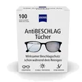 Produktbild: ZEISS AntiBeschlag Tücher (100 Stück) - einzeln verpackt - Beschlagschutz