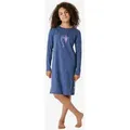 Produktbild: Schiesser Nachthemd Horse World Nacht-hemd schlafmode sleepwear blau 140 EU