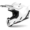 Produktbild: Airoh Twist 3 Solid Motocross Helm, weiß, S (55/56) - Schwarz/Weiß