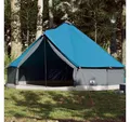 Produktbild: vidaXL Angelzelt, Tipi-Familienzelt 12 Personen Blau Wasserdicht