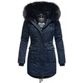 Produktbild: Navahoo Damen Winterjacke Luluna-Princess – Warm, Stylisch & Mit Teddyfell und Kunstfellkragen