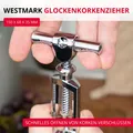 Produktbild: Westmark Glockenkorkenzieher mit Korkabstreifer, Monopol Edition, Chianti