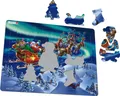 Produktbild: Larsen Puzzle - Der Weihnachtsmann im Nordlicht, 26 Puzzleteile