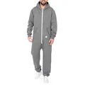 Produktbild: Basisstoff Sheeesh Herren Jumpsuit Dunkelgrau Gr. XXL