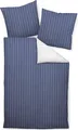 Produktbild: Janine Design Mako-Soft-Seersucker Bettwäsche-Garnitur TANGO 20020 Farbe denimblau Größe 200x200+2x80x80 cm