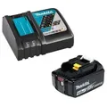 Produktbild: Makita BL1840B Akku 4,0 Ah 18V + DC18RC Schnellladegerät
