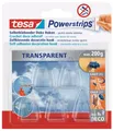 Produktbild: TESA Deko Haken Selbstklebend 5 Stück Powerstrips Klebestrips Kristallklar