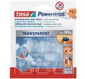 Produktbild: tesa Powerstrips DECO Haken SMALL, transparent, Bad / Spiegel / Glas