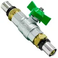 Produktbild: Pipetec Press - Kugelhahn 20x2mm (Sanitär), DVGW, TH, Pressfitting