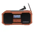 Produktbild: Albrecht DR 112, tragbares DAB+/UKW Outdoor Kurbelradio, 27911, SOS-Notruf, Taschenlampe, Solarmodul, PowerBank, IPX5 Wasserschutz