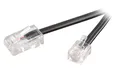 Produktbild: Vivanco 4-adriges ISDN Anschlusskabel 3 m (RJ 11 Stecker - RJ 45 Stecker) schwarz