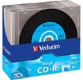 Produktbild: Verbatim Verbatim CD-R AZO 52x 700MB (10er Slim Case) - CD-Rohlinge Elektro-Kabel, CD-R, CD-R, Hohe Kompatibilität