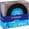 Produktbild: 10 Verbatim CD-R Rohlinge in Slimcase Vinyl Oberfläche 700MB 80min 52x Schreiben