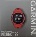 Produktbild: Garmin Instinct 2S 40mm Kunststoffgehäuse Silikonarmband Rugged Sport rot NEU