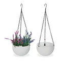 Produktbild: Blumenampel mit wasserspeicher Hängeblumentopf Hydrokultur Blumentopf Kunststoff
