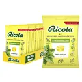 Produktbild: Ricola Zitronenmelisse, 18 Beutel Schweizer Kräuter-Bonbons mit 13 Alpenkräutern & erfrischendem Zitronen-Geschmack, zuckerfrei, 18 x 75g, vegan