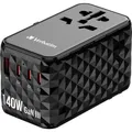 Produktbild: Verbatim UTA-10 GaN III Handy Ladegerät USB-A, USB-C®  140 W  Schwarz, Grau