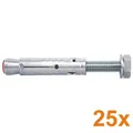 Produktbild: 25 Stück Schwerlast Dübel Fischer 90251 Anker-Bolzen TA M10 S/20