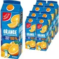 Produktbild: GutundGünstig Saft Orange, 100% Fruchtgehalt, je 1 Liter, 8 Stück