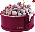 Produktbild: Springform mit Glasboden ⌀ 18 cm in Dunkelrot, backen und direkt auf der Glas...