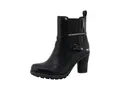Produktbild: MUSTANG Damen Stiefelette mit Gummizug und Zierriemchen 15M0162004, Größe:37 EU, Farbe:Schwarz