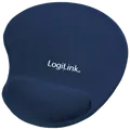 Produktbild: LogiLink Mauspad Mousepad ergonomisch mit Silikon Gel Handballenauflage blau