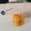 Produktbild: Bienenwachskerze Bubble Würfel Kerze 3 cm - Würfel Kerze