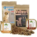 Produktbild: Schecker Testpaket für Welpen - Hundefutter - 2 x Trockenfutter - 2 x Nassfutter