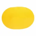 Produktbild: Continenta Tischset Oval Platzdecke Platzmatte Untersetzer 45 x 31 cm Gelb