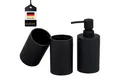 Produktbild: bremermann Badaccessoire-Set SAVONA 3tlg. Soft-Touch, rund, 3 tlg.