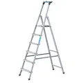 Produktbild: ZARGES Stehleiter einseitig Scana S silber 6 Stufen, H: 205,0 cm