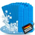 Produktbild: NEMT 10 Stück 400 ml Kühlakkus Kühlelemente für Kühltasche oder Kühlbox bis 20 h Kühlpack Kühlakku