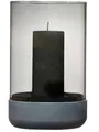 Produktbild: Blomus Calma Windlicht M Kerzenhalter Dekolichthalter Steel Gray Smoke NEU