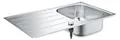 Produktbild: GROHE K200, Aufsatzwanne, Rechteckig, Edelstahl, Edelstahl, 1 Becken, Rechteckig