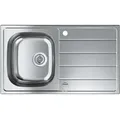 Produktbild: Grohe, Spülbecken, K200 Edelstahlspüle mit Abtropffläche (Aufsatzspülbecken, 50 cm, 86 cm)