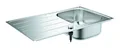 Produktbild: Grohe K200 Edelstahl Einbauspüle mit Abtropffläche 860 x 500 mm - Satin Finish - 31552SD1