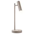 Produktbild: casa NOVA FOX LED-Tischlampe Tischleuchte Dimmbar Sandfarben Metall H 47 cm